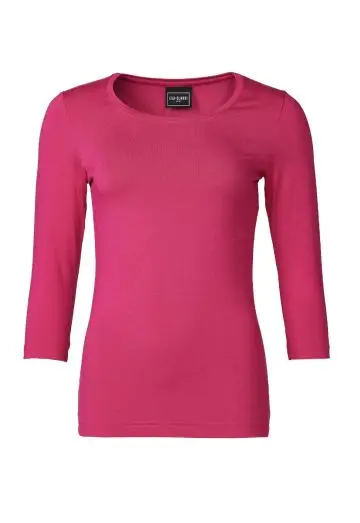 ELISA BLUSE 3/4 ÆRMER PINK UDSOLGT STR M OG XL