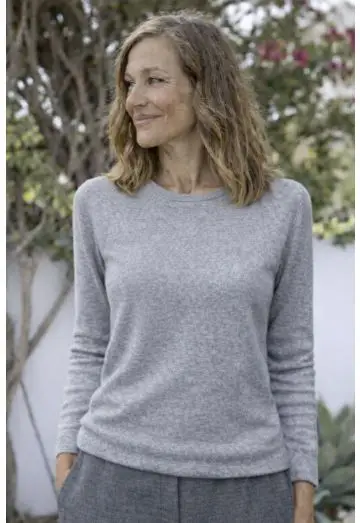 LAGUNA VISCOSE MIX STRIK LYS GRÅ MELANGE 