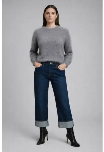 ZIANO ALPACA MIX ULD STRIK LYSEGRÅ