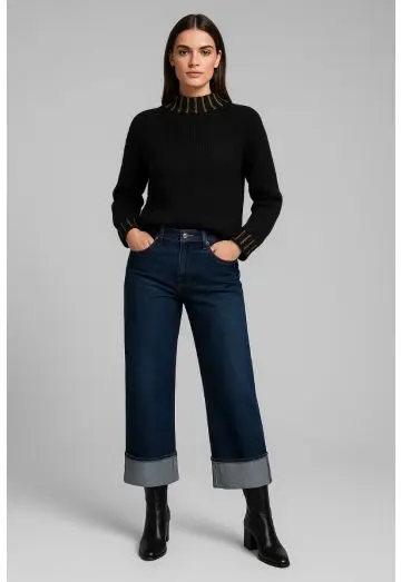 MATTEO TURTLE STRIK LANA ULD MIX MARINEBLÅ