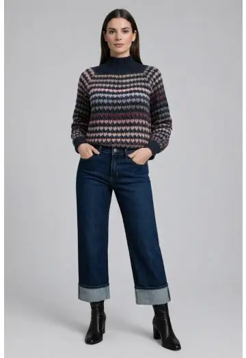 TODI STRIK MULTI FARVET NAVY